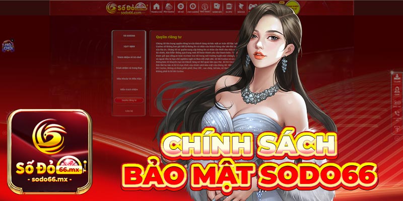 Chính sách bảo mật sodo66